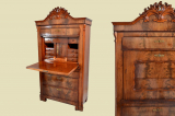 Antique Louis Philippe mahogany desk secretary from 1860