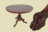 Antik Gründerzeit Empire Mahagoni Sofatisch Esstisch Tisch von 1880